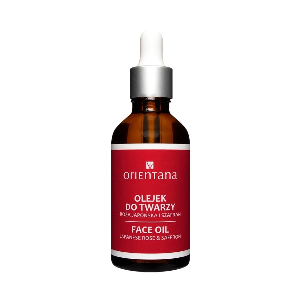 Orientana Olejek do twarzy RÓŻA JAPOŃSKA I SZAFRAN, 50ml
