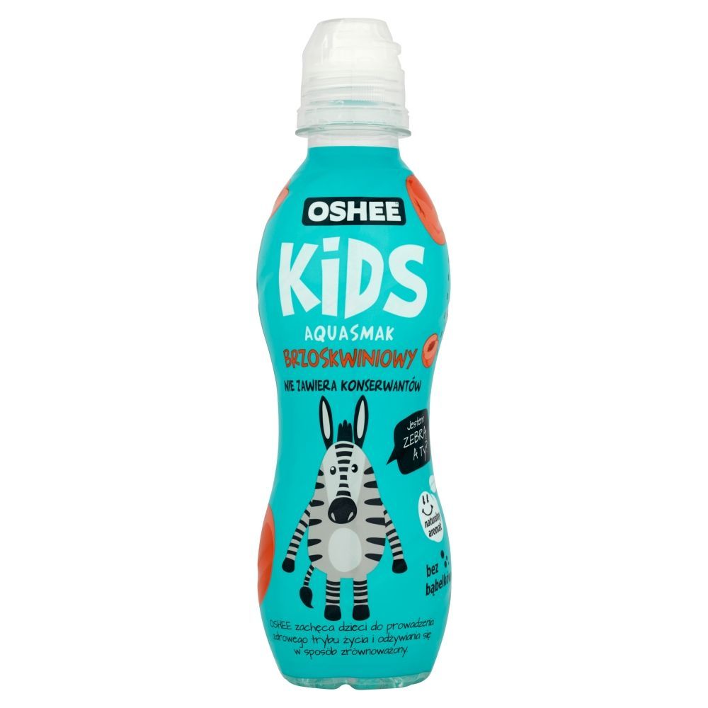 Oshee Kids Aquasmak Napój niegazowany o smaku brzoskwiniowym 250 ml
