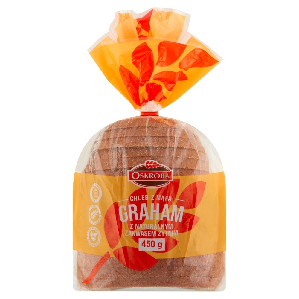 Oskroba Chleb z mąką graham 450 g