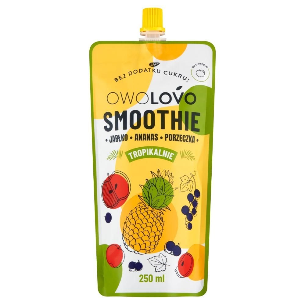 Owolovo Smoothie jabłko ananas porzeczka 250 ml