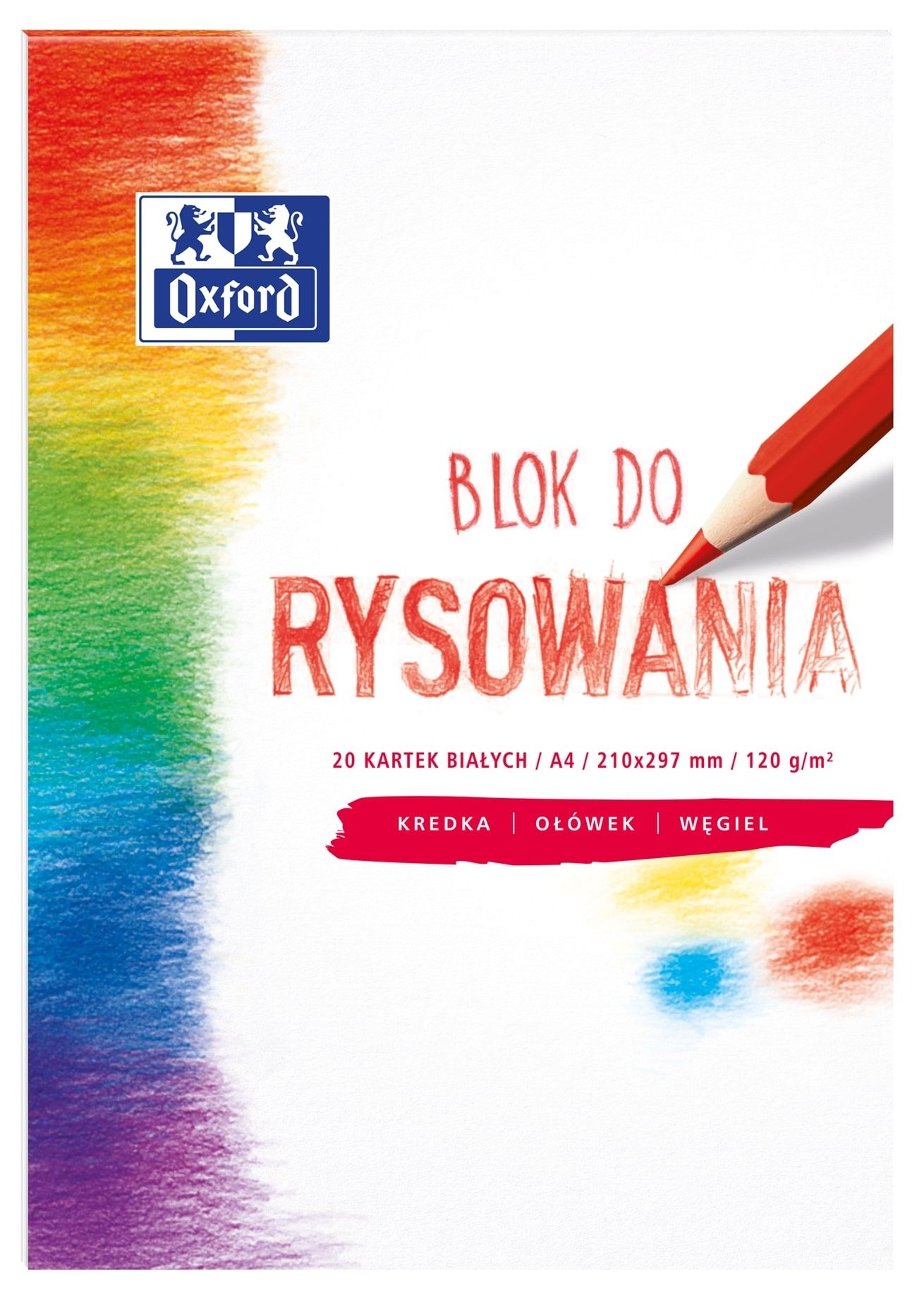 Zdjęcia - Rysowanie Oxford Blok rysunkowy A4 20 kartek 120 g 