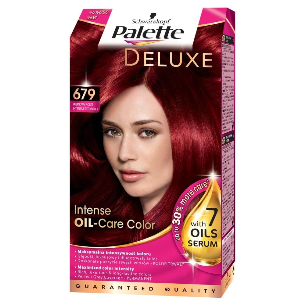 Palette Deluxe Farba do włosów 679 Rubinowy fiolet