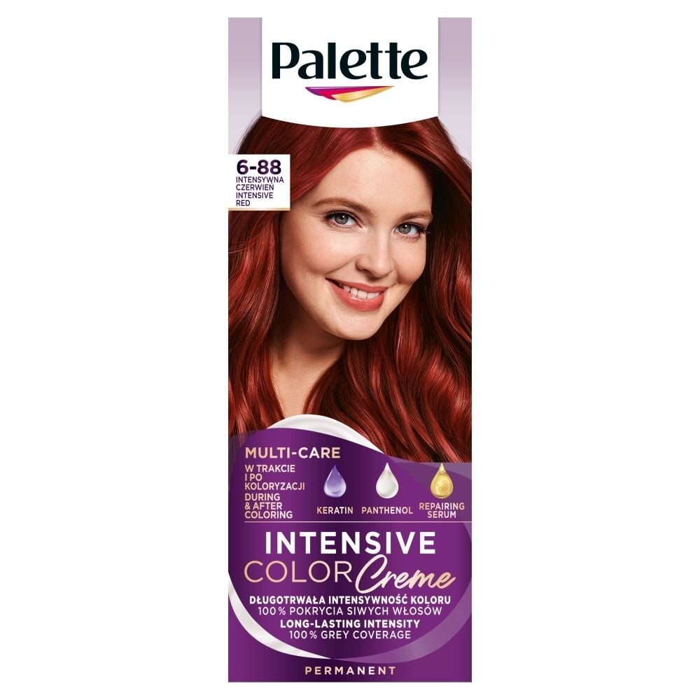 Palette Intensive Color Creme Farba do włosów w kremie 6-88 (RI5) intensywna czerwień