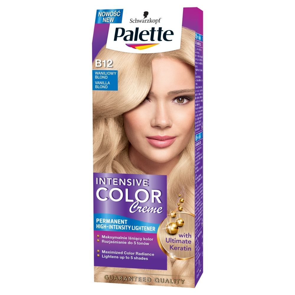 Palette Intensive Color Creme Farba do włosów Waniliowy blond B12