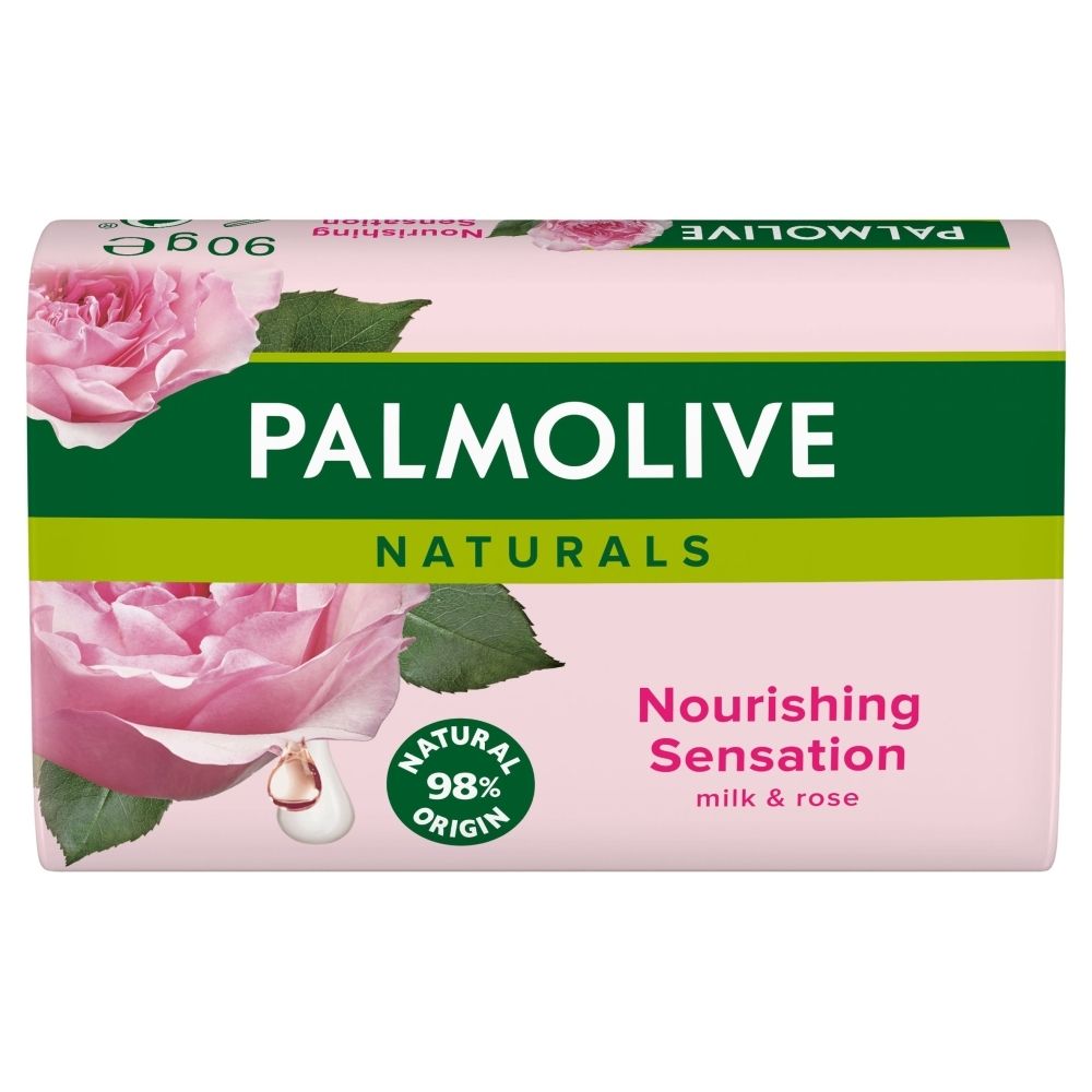Palmolive Naturals Nourishing Sensation Mleko i Róża Mydło w kostce 90 g