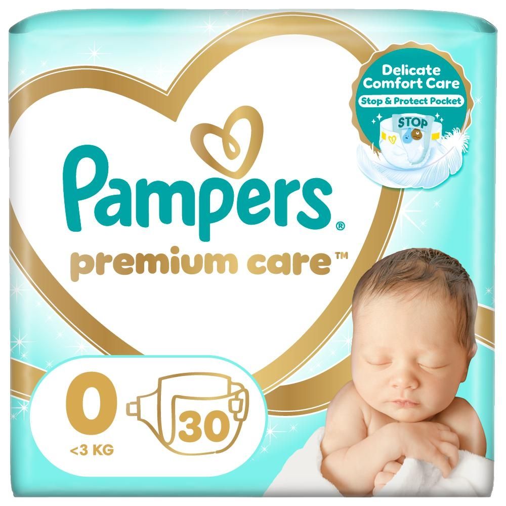 Pampers Premium Care rozmiar 0, 30 pieluszki, <3kg