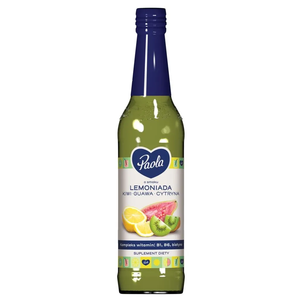 Paola Produkt o smaku lemoniada kiwi guawa cytryna 430 ml