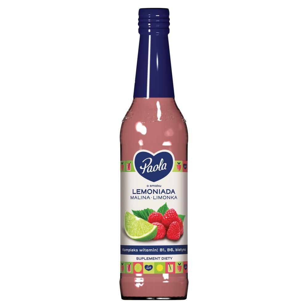 Paola Produkt o smaku lemoniada malina limonka 430 ml