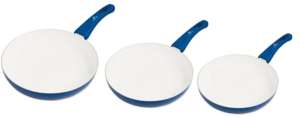 Patelnia GERLACH Patelnie ceramiczne komplet 3 sztuki Passion Ceramic
