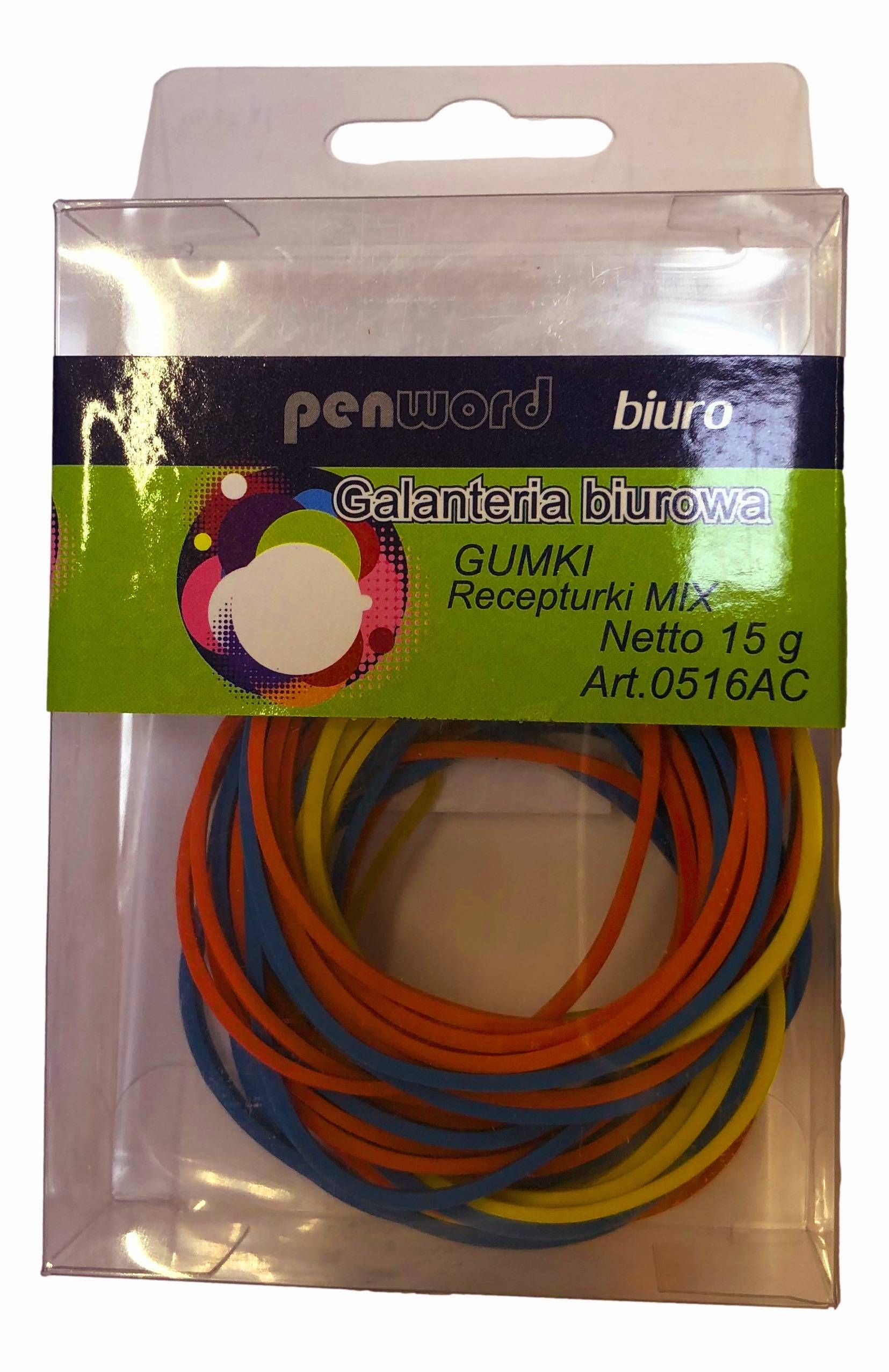 Penword Gumki recepturki mix kolor 0516AC