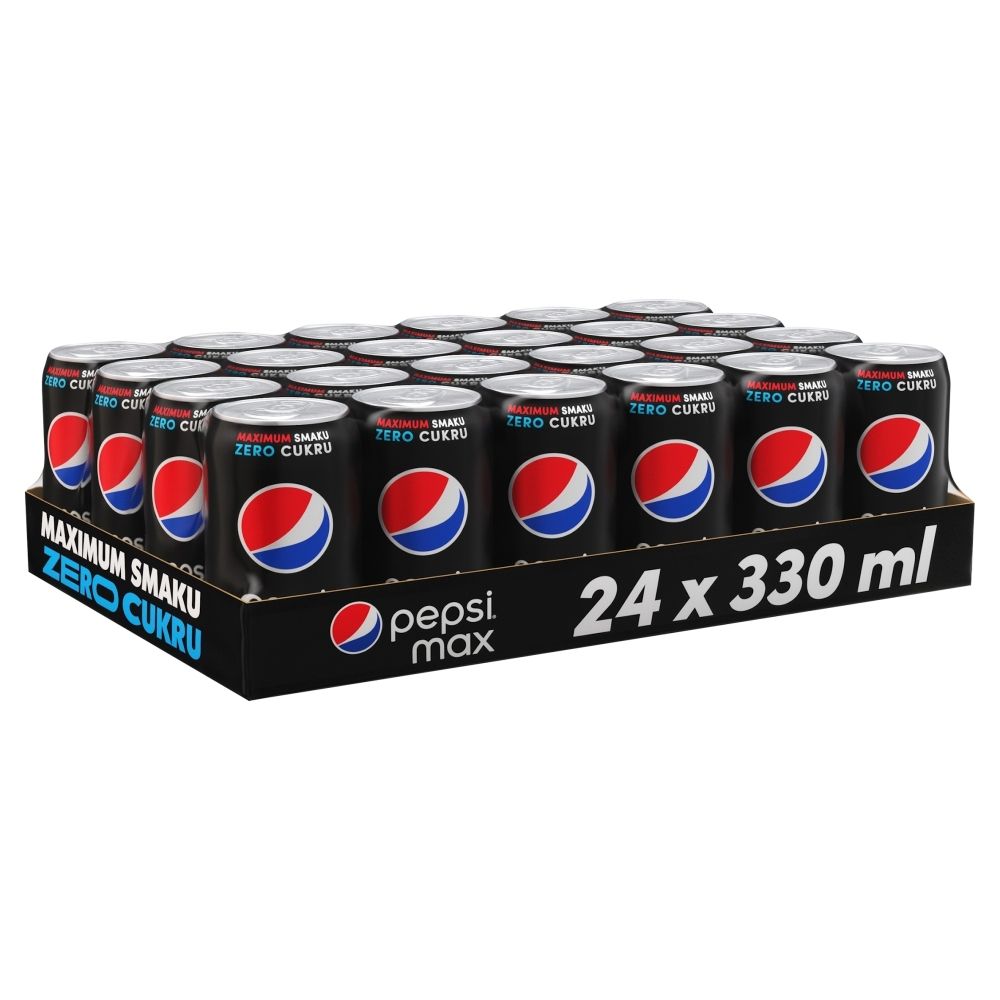 Pepsi Max Napój gazowany 24 x 330 ml