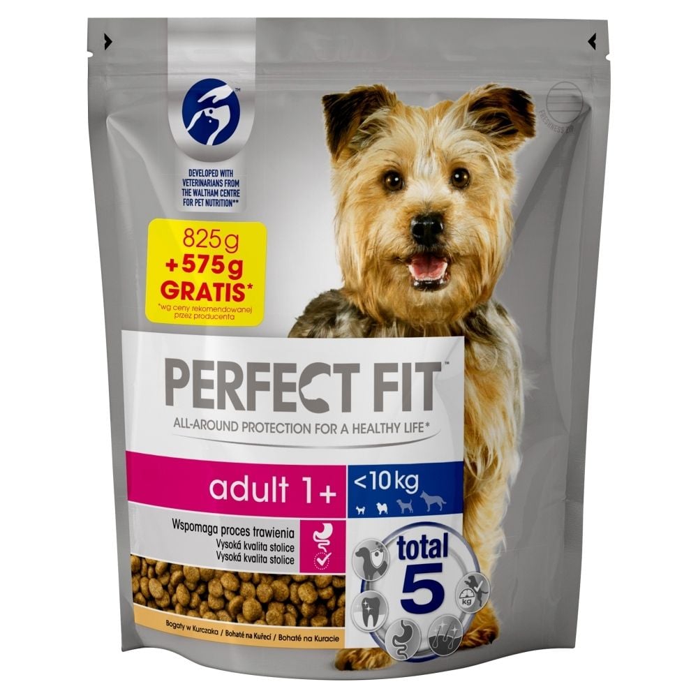 Perfect Fit Adult 1+ <10 kg Karma dla dorosłych psów 1400 g