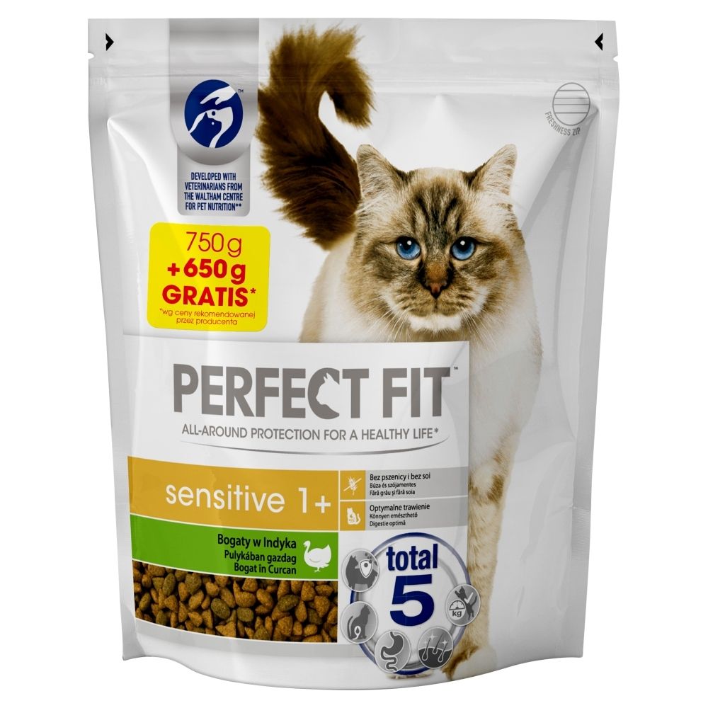 Perfect Fit Sensitive 1+ Karma dla dorosłych kotów 1400 g