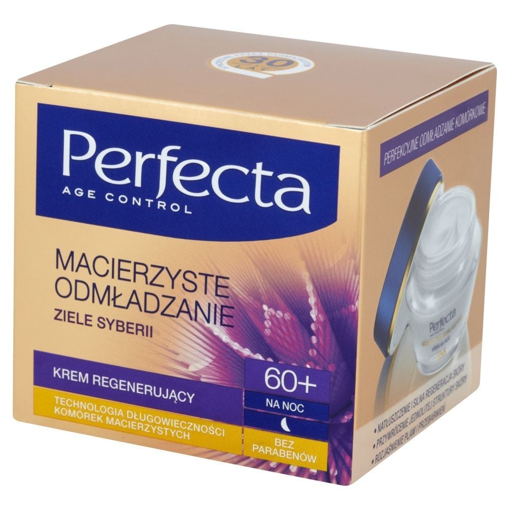 Perfecta Age Control 60+ Macierzyste Odmładzanie Krem regenerujący na noc 50 ml