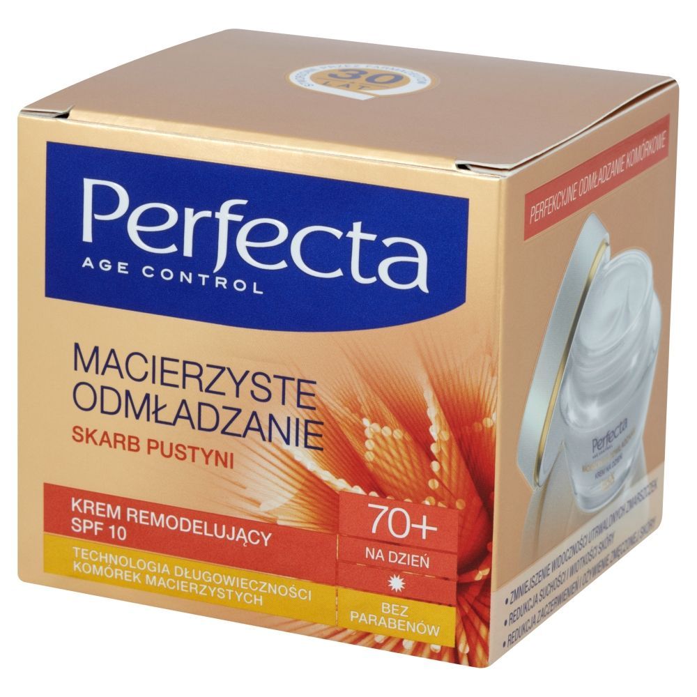Perfecta Age Control 70+ Macierzyste Odmładzanie Krem remodelujący na dzień SPF 10 50 ml