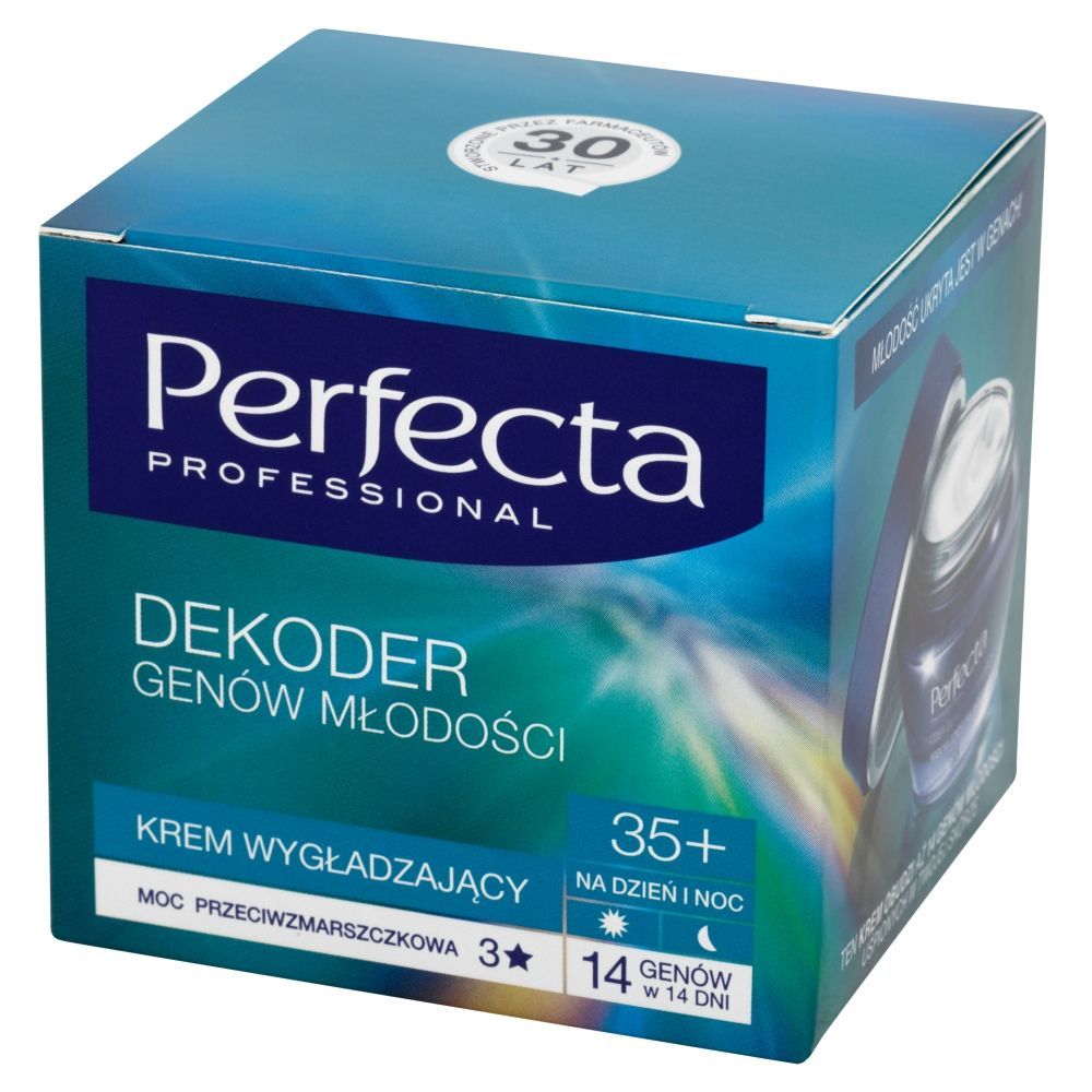 Perfecta Dekoder Genów Młodości 35+ Krem wygładzający na dzień i noc 50 ml