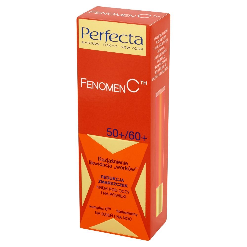 Perfecta Fenomen C 50+ 60+ Redukcja zmarszczek Krem pod oczy i na powieki na dzień i na noc 15 ml