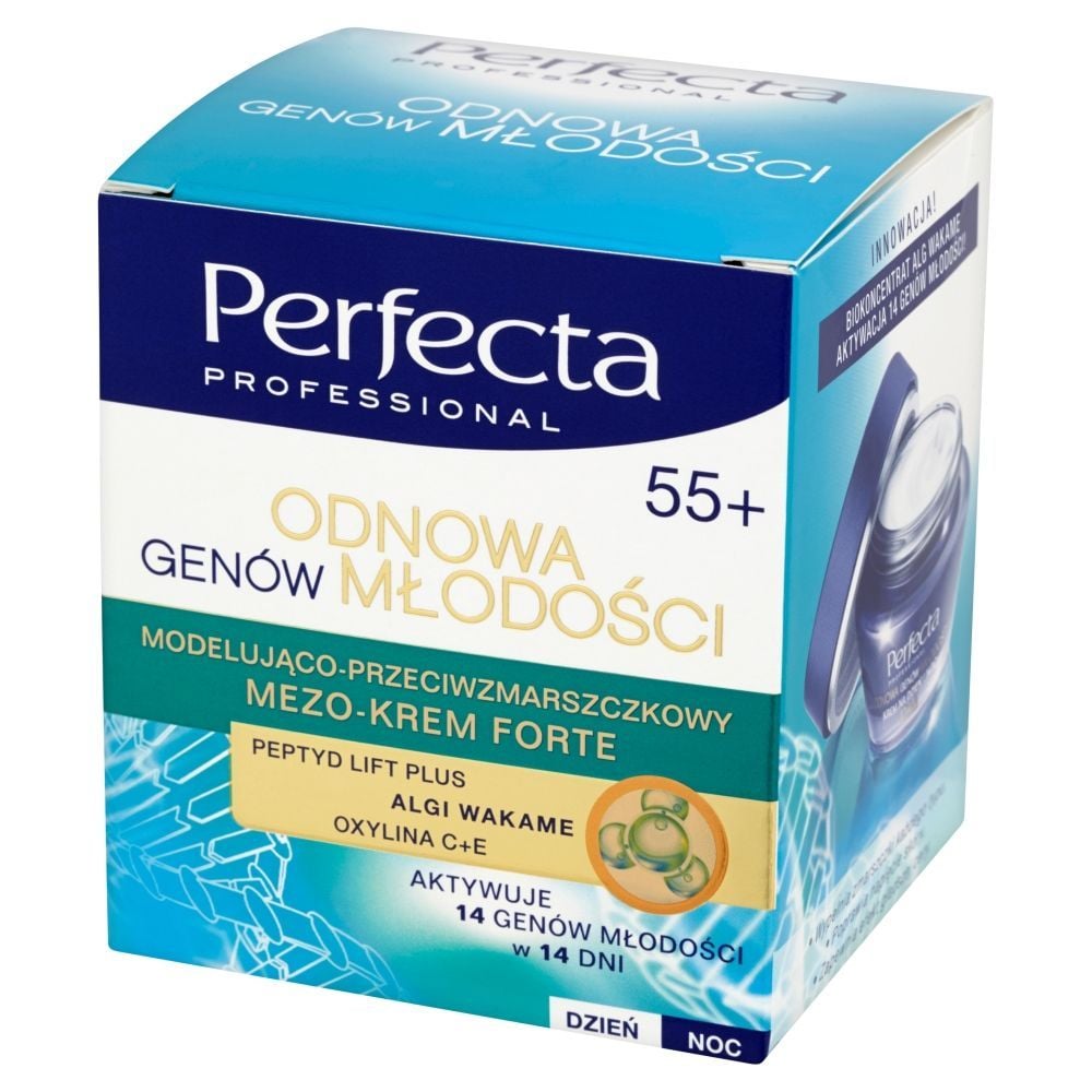 Perfecta Professional Odnowa Genów Młodości 55+ Mezo-krem forte na dzień i noc 50 ml