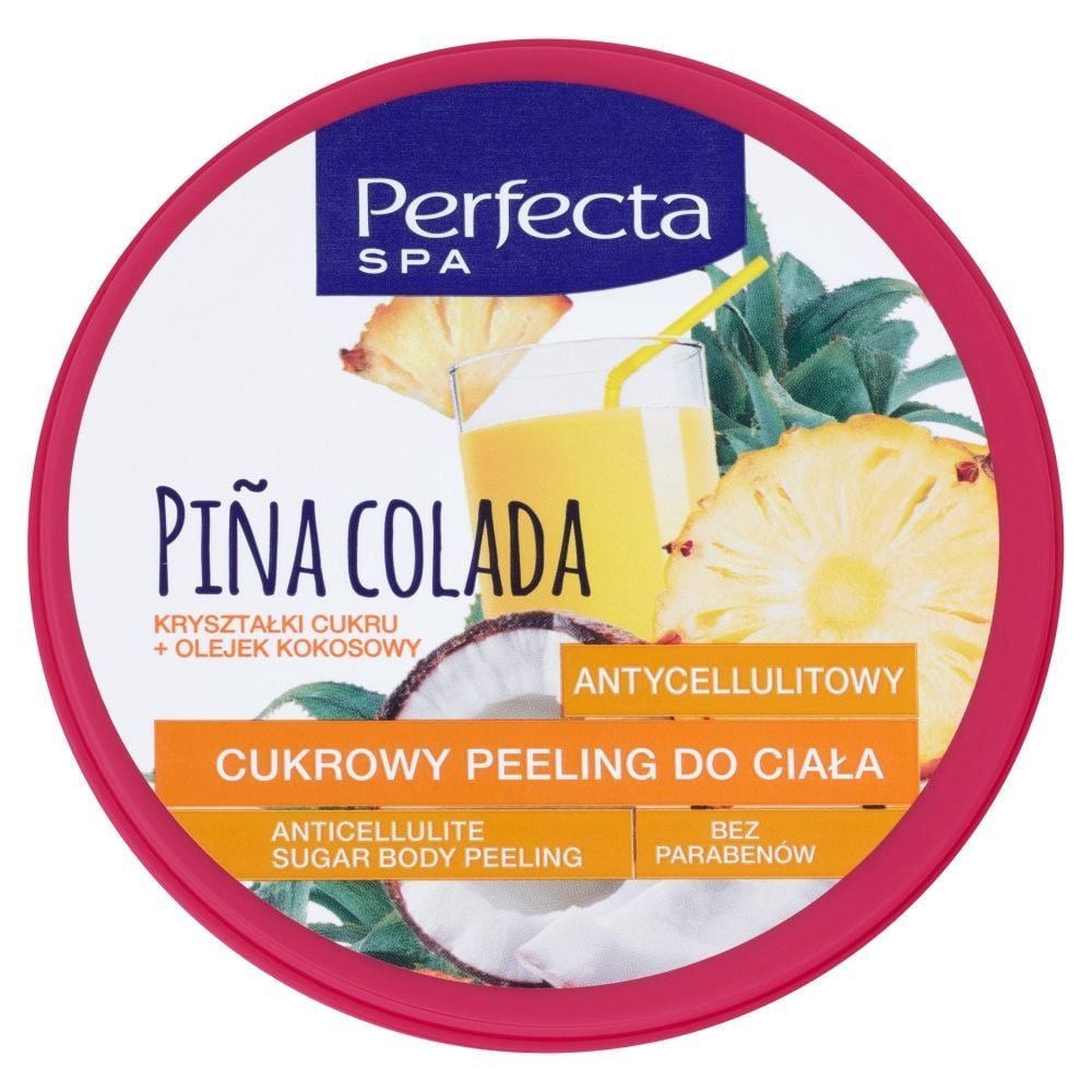 Perfecta SPA Piña Colada Cukrowy peeling do ciała antycellulitowy 225 g