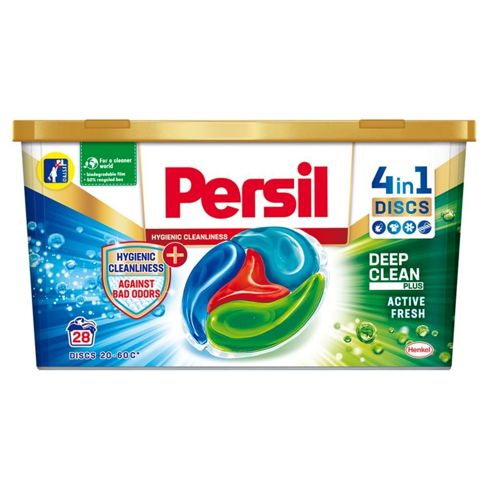 Фото - Пральний порошок Persil Discs Hygienic Cleanliness Kapsułki do prania 700 g  (28 prań)