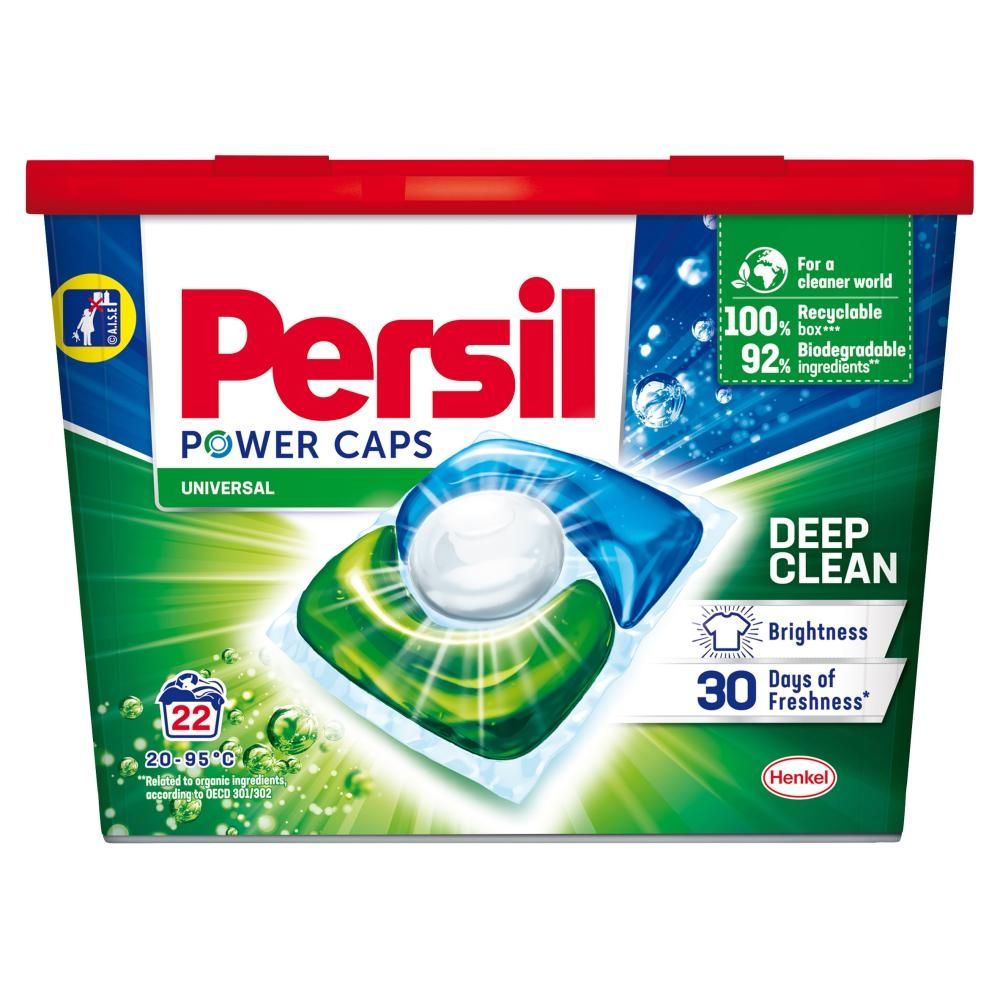 Фото - Пральний порошок Persil Power Caps Universal Skoncentrowany środek do prania 308 g (22 pran 