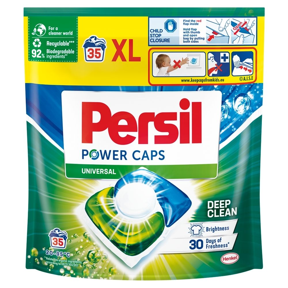 Zdjęcia - Proszek do prania Persil XL Power Caps Universal Skoncentrowany środek do prania 490 g (35 p 