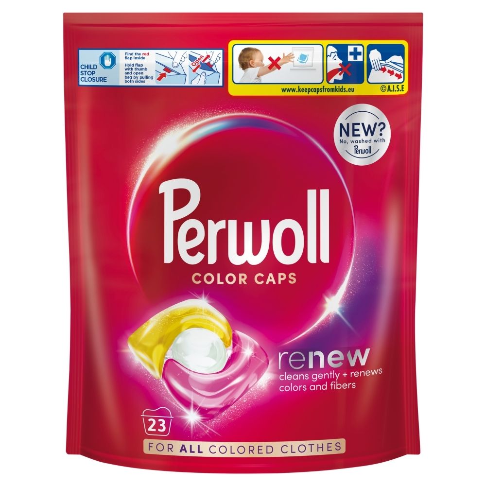 Фото - Пральний порошок Perwoll Renew Color Caps Skoncentrowany środek do prania 310,5 g (23 prani 
