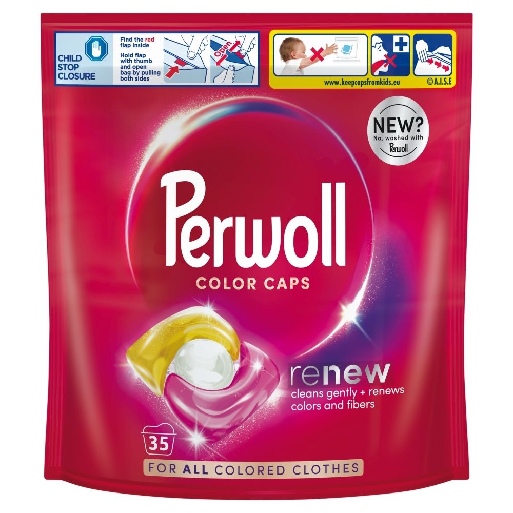 Фото - Пральний порошок Perwoll Renew Color Caps Skoncentrowany środek do prania 472,5 g  (35 prań)