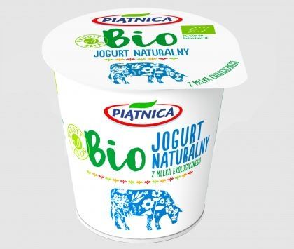 Piątnica jogurt naturalny bio 140g