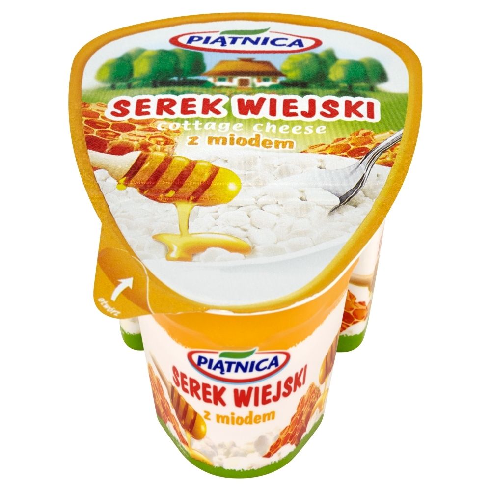 Piątnica Serek wiejski z miodem 150 g