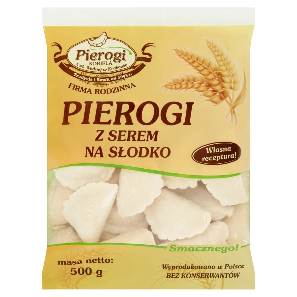 Pierogi Kobiela Pierogi z serem na słodko 500 g