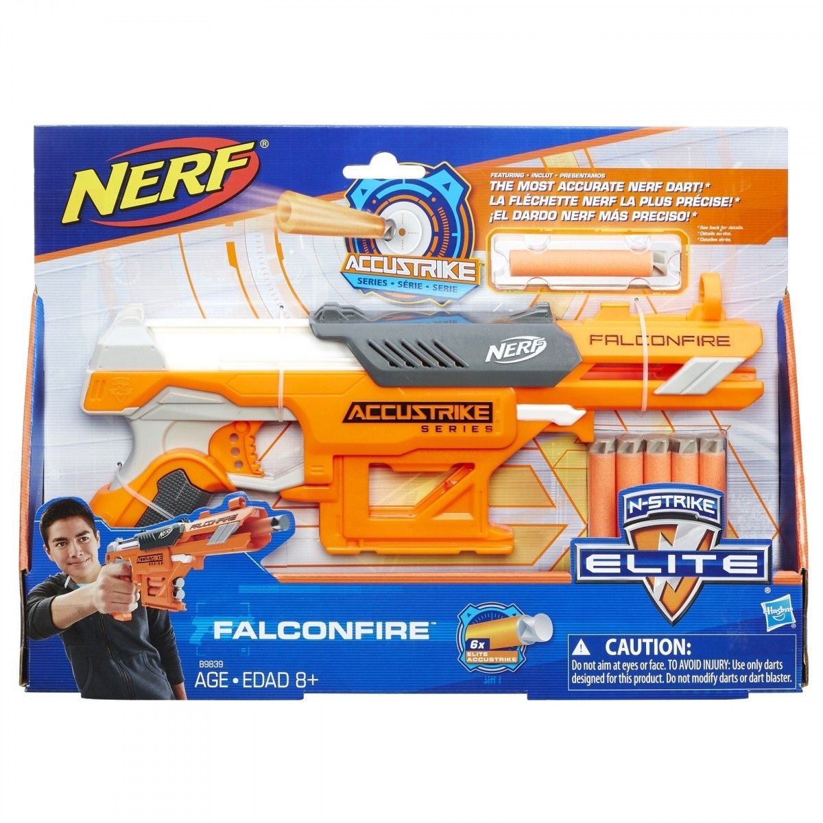 NERF Wyrzutnia Nstrike Falconfire B9839