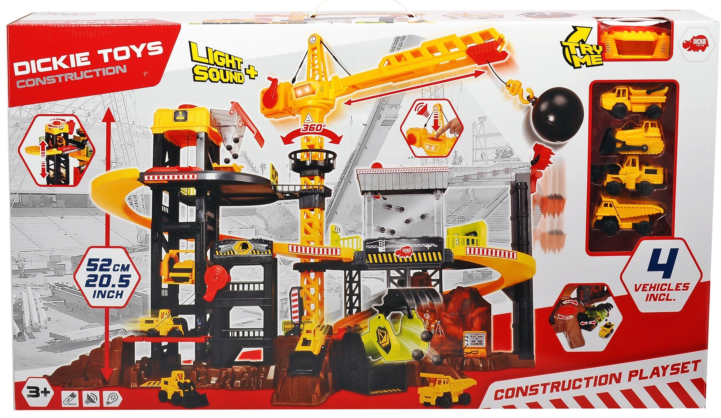 Plac budowy DICKIE TOYS Zestaw budowlany 79 cm 203729010