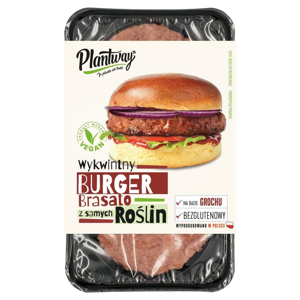 Plantway Burger z samych roślin Brasato 200 g