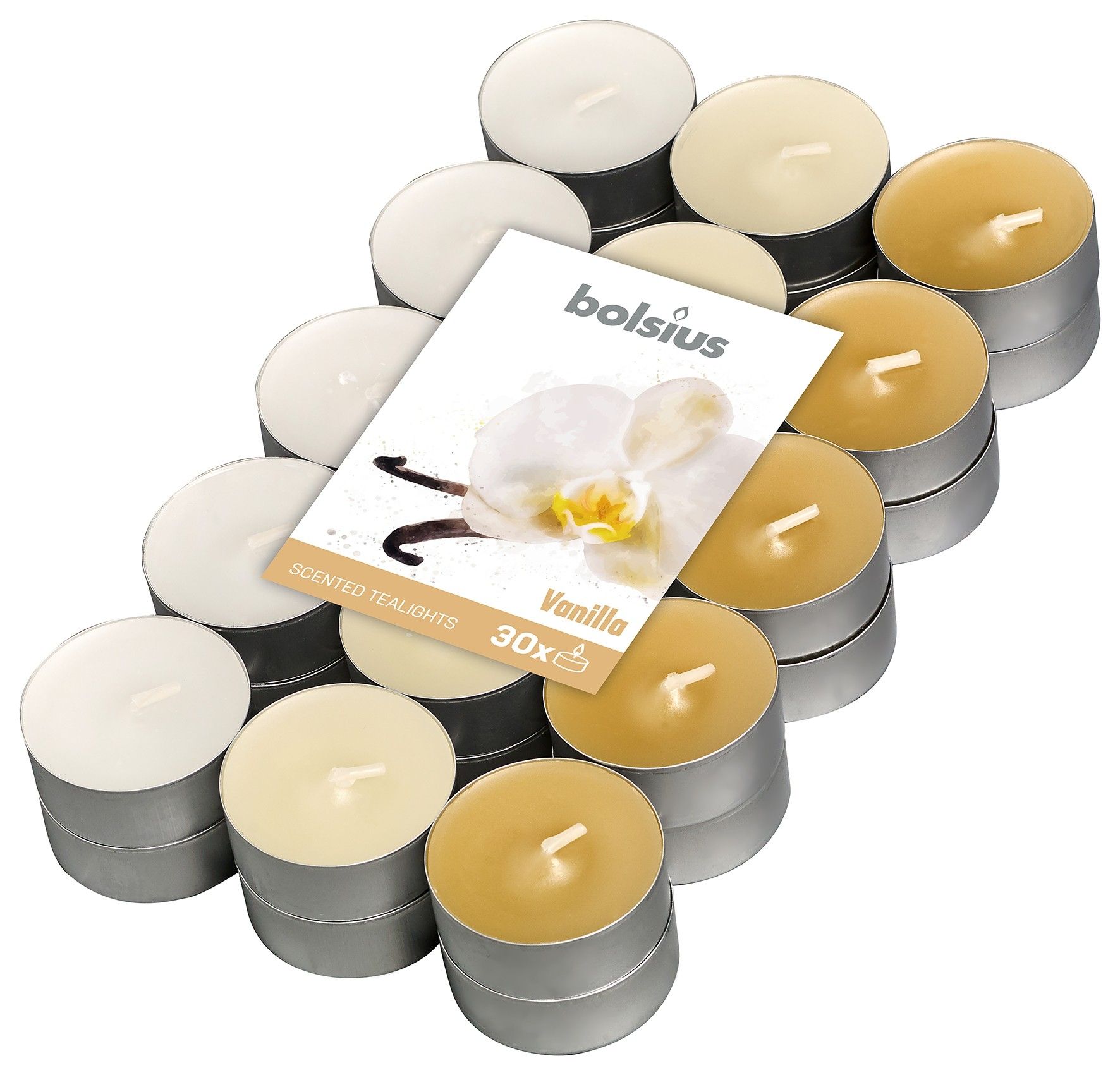 Podgrzewacz BOLSIUS Podgrzewacz 30 szt Wanilia 101826944475