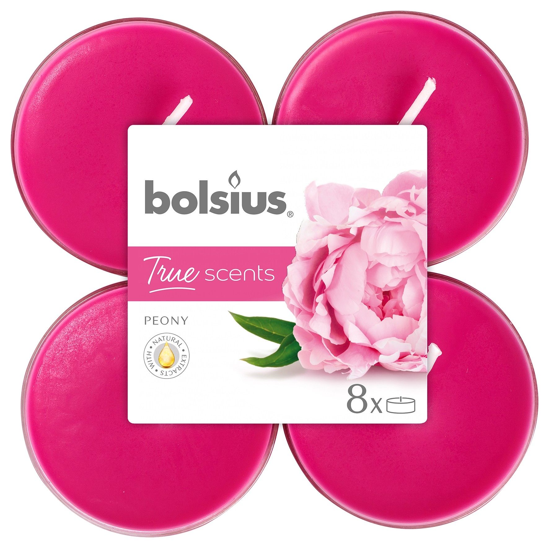 Podgrzewacz BOLSIUS Piwonia 8 szt