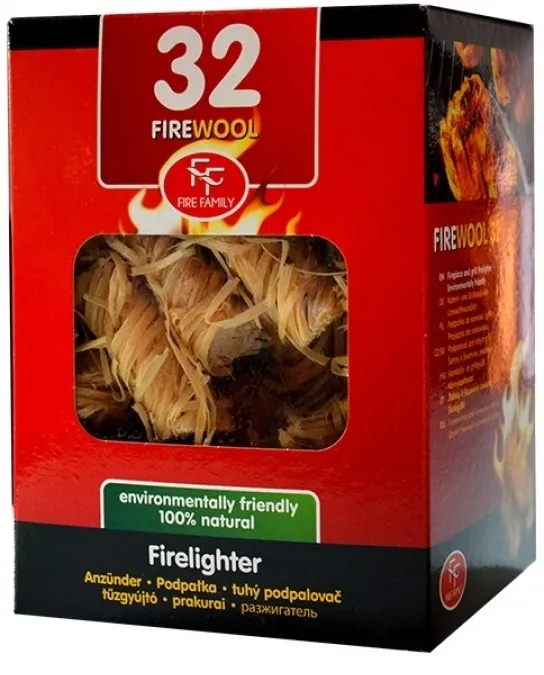 Podpałka FIRE FAMILY FF Firewool 32 szt. 1228