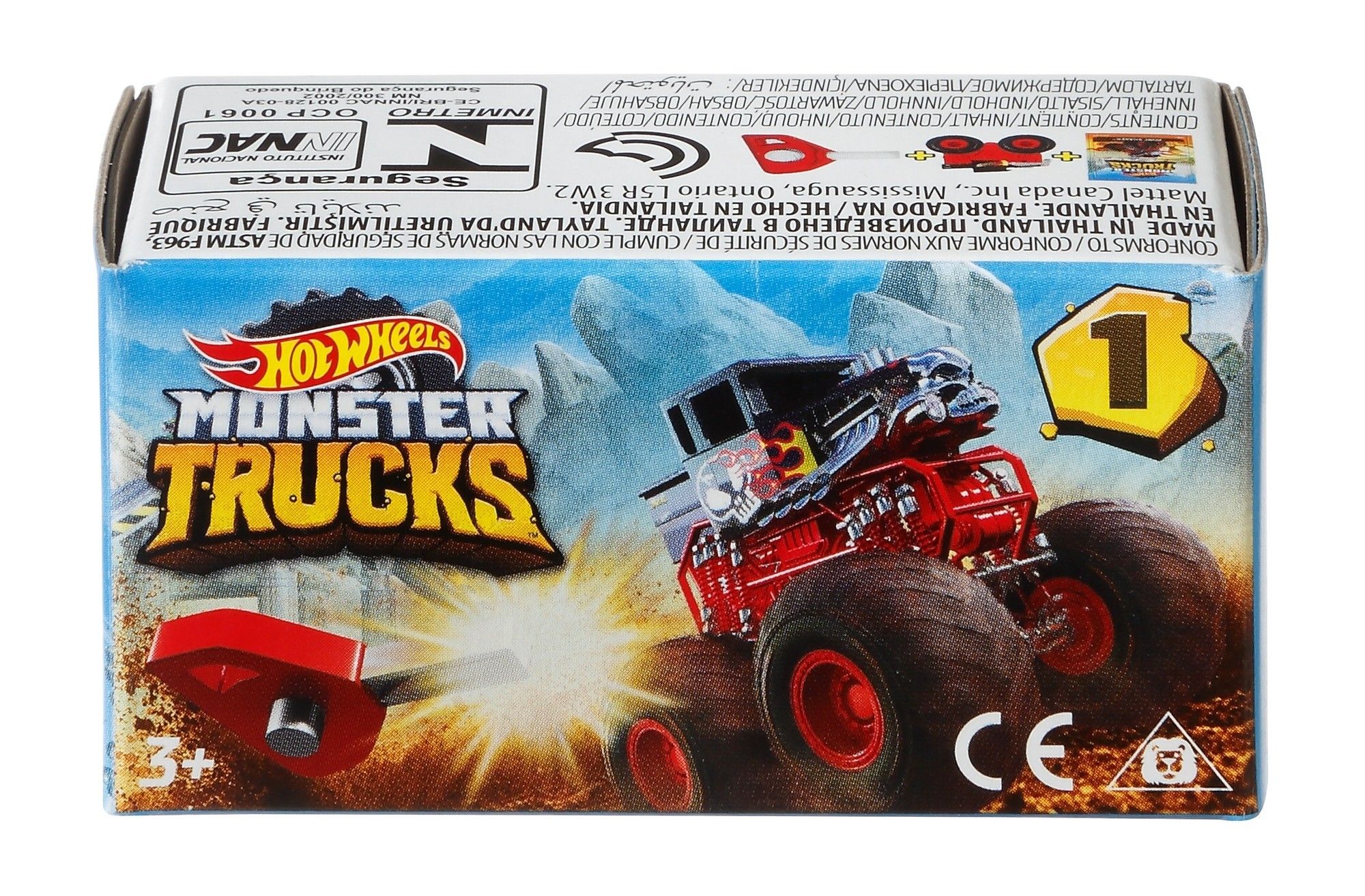 Pojazd MATTEL Monster Trucks Pojazdy niespodzianki GBR24