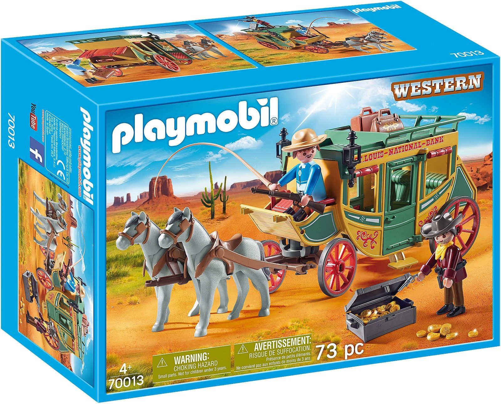Pojazd PLAYMOBIL Dyliżans z Dzikiego Zachodu 70013