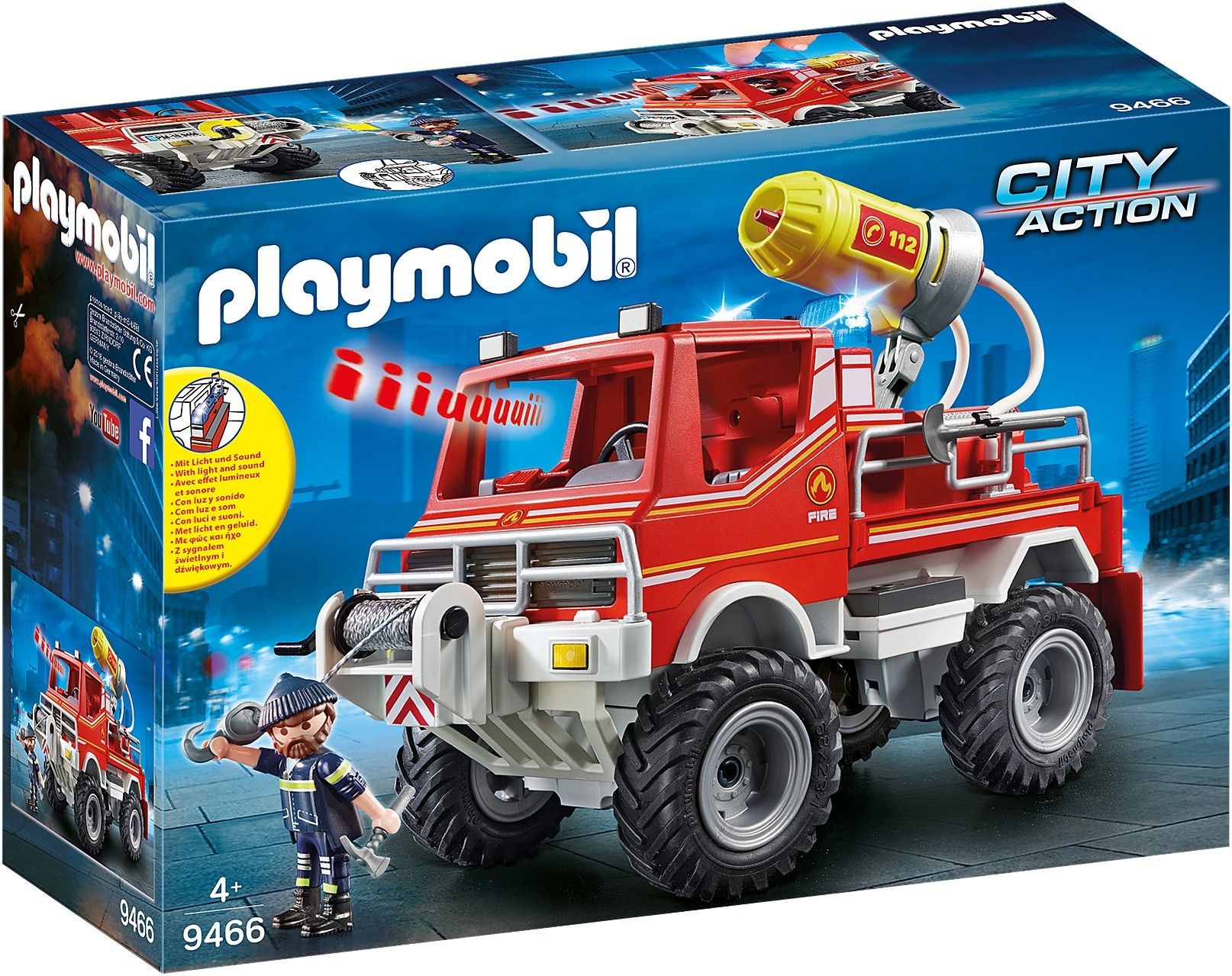 Pojazd PLAYMOBIL Terenowy wóz strażacki