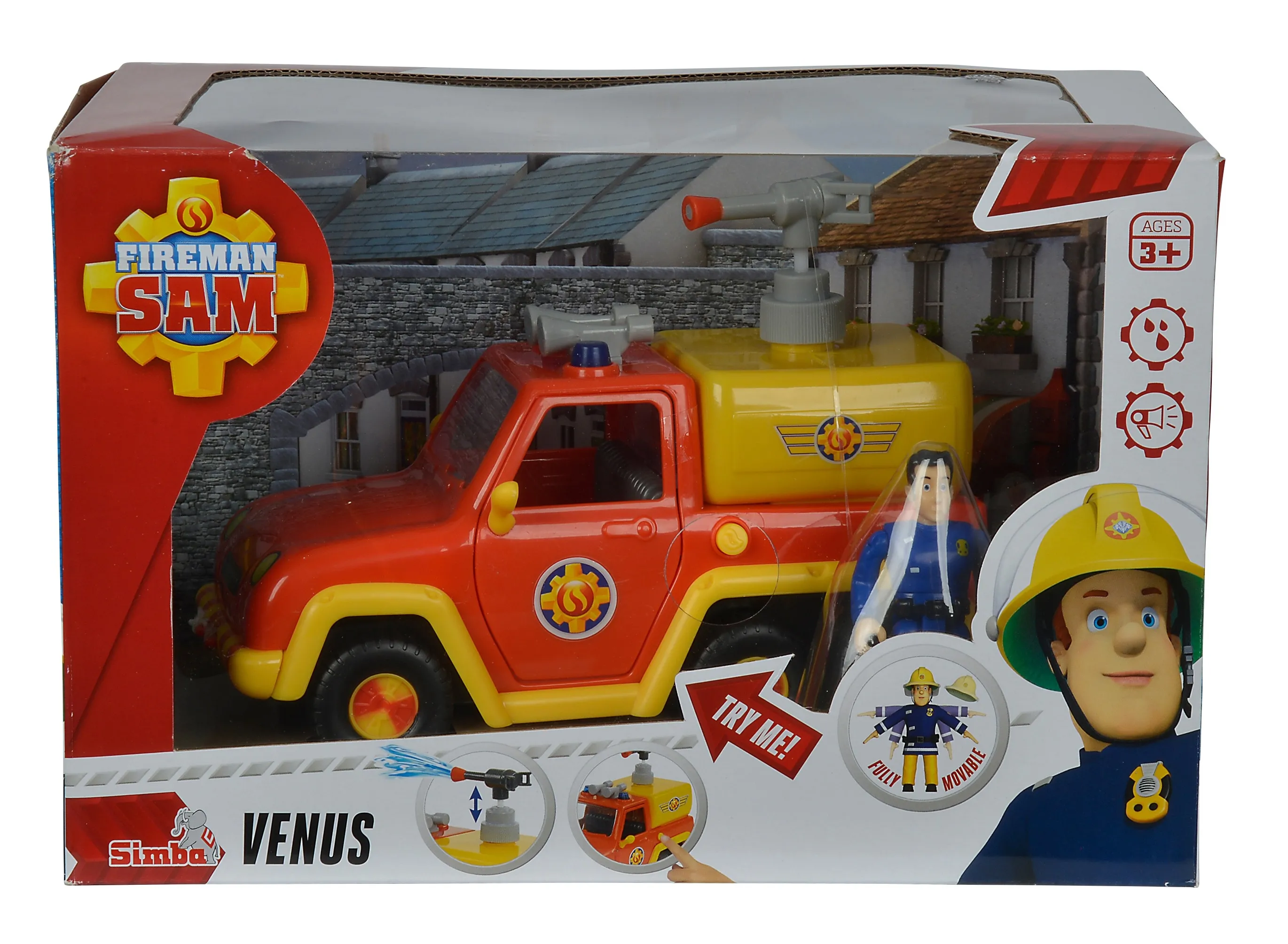 Pojazd SIMBA Strażak Sam Pojazd Venus z figurką 109257656038