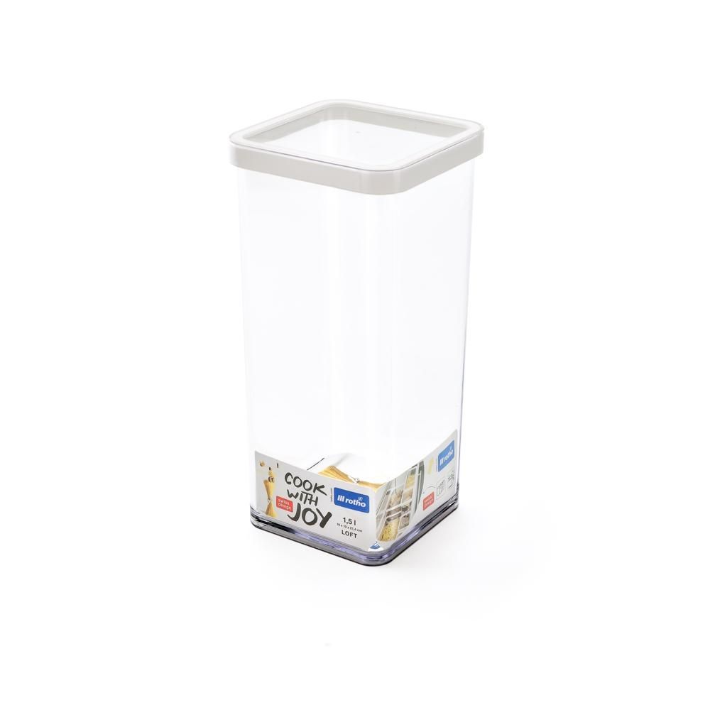 POJEMNIK LOFT NA ARTYKUŁY SYPKIE KWADRATOWY 1,5 l