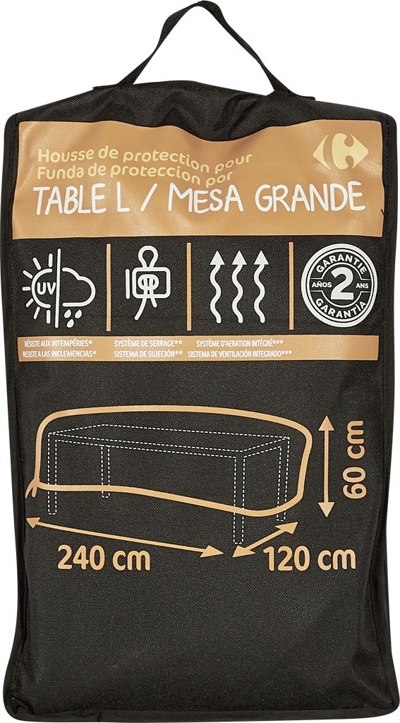 Pokrowiec na Meble Ogrodowe CR 240x120x60 cm