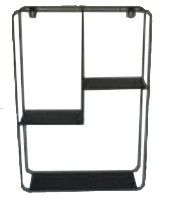 Półka INTER POINT Prostokątna metalowa półka 35cm