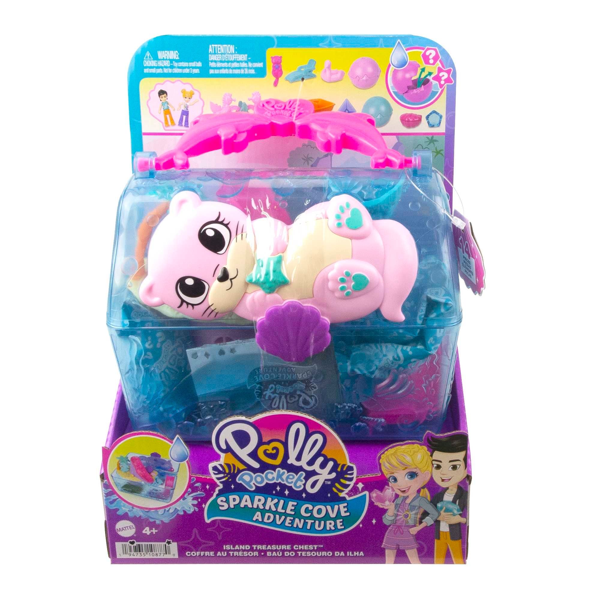 Polly Pocket Wyspa skarbów Kuferek Zestaw HKV47