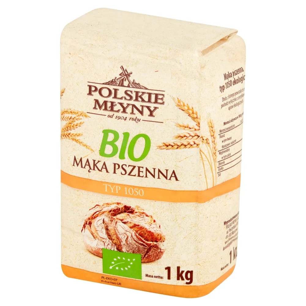 Polskie Młyny BIO Mąka pszenna typ 1050 1 kg