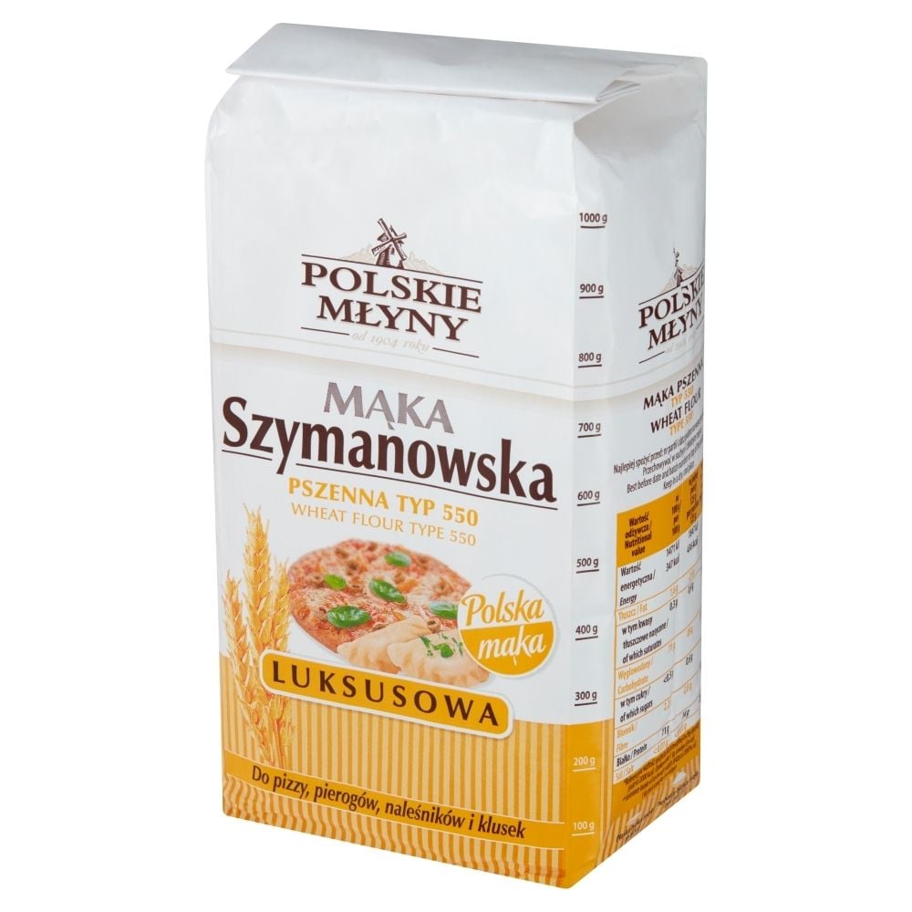 Polskie Młyny Mąka Szymanowska Luksusowa pszenna typ 550 1 kg