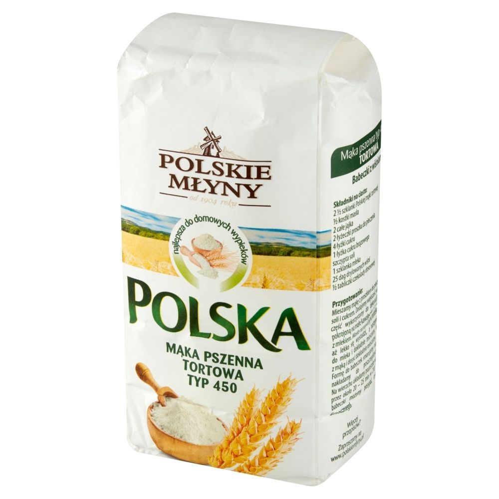 POLSKIE MŁYNY Polska mąka pszenna tortowa typ 450 1 kg