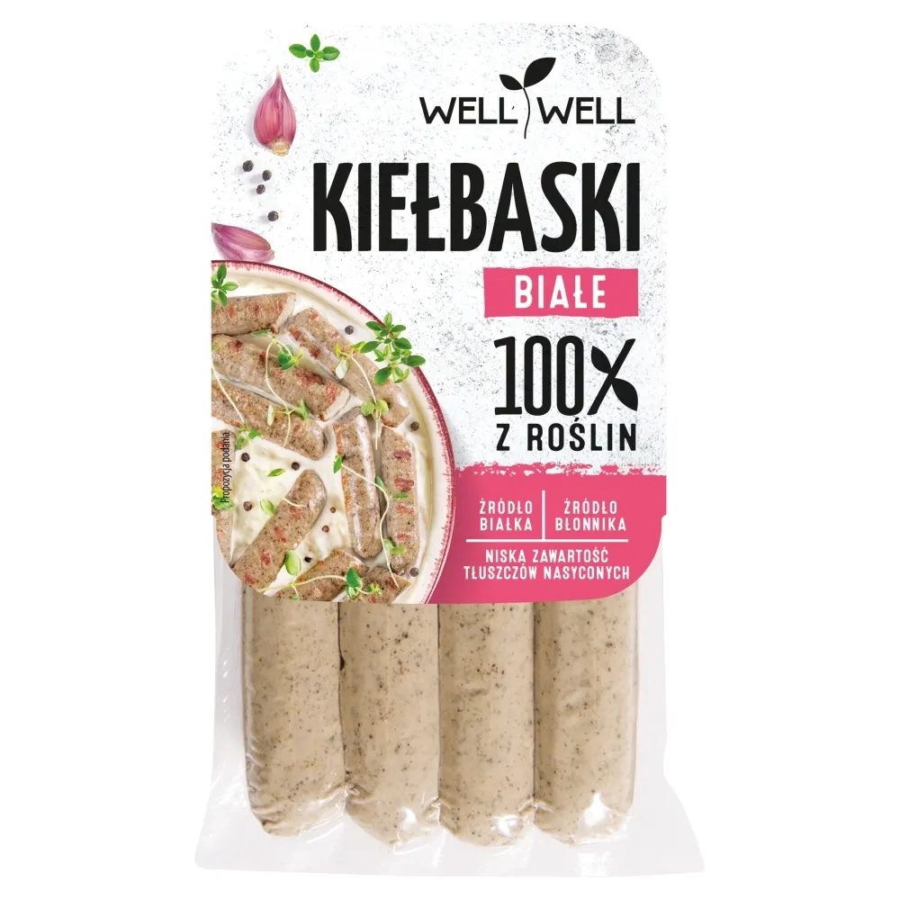 Well Well Kiełbaski białe 250