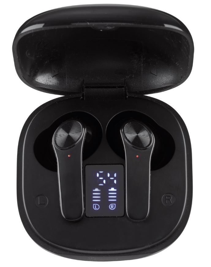 Фото - Навушники POSS Słuchawki Bluetooth PSTWS03 - czarne